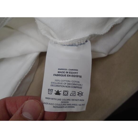 Nike Iconic Duo Graphic Tee Oversized Cotton White Graphic Dunks Large - Picture 12 of 13